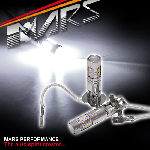 MARS Performance H3 Torch Projector LED SMD White Fog Light Bulbs in packaging