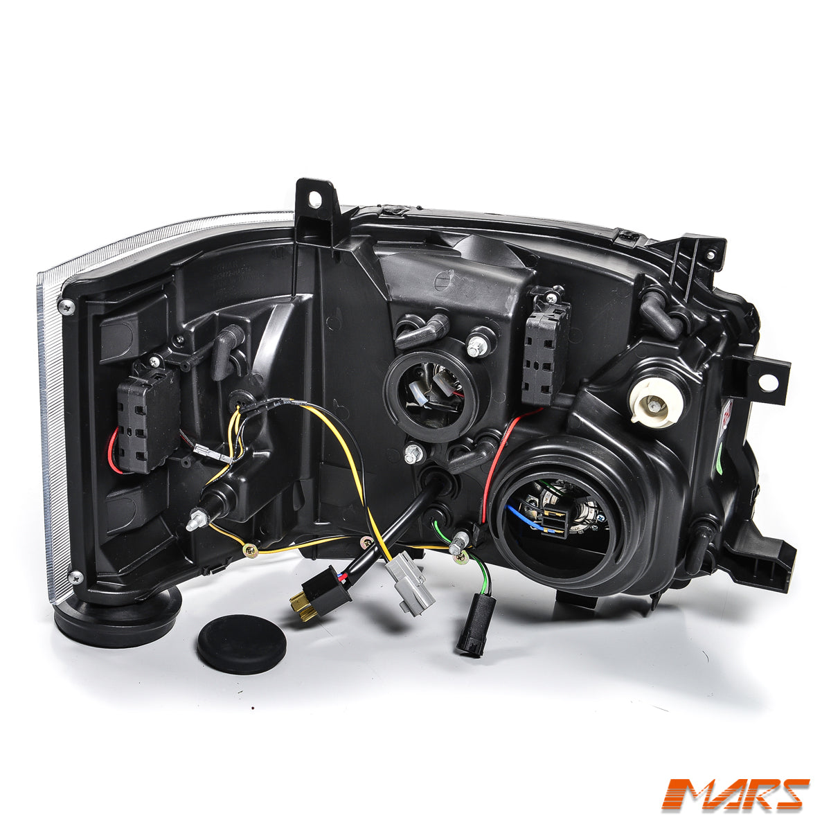 Black LED DRL Projector Head Lights with Sequential Indicators for Toyota Hiace 2015-2019