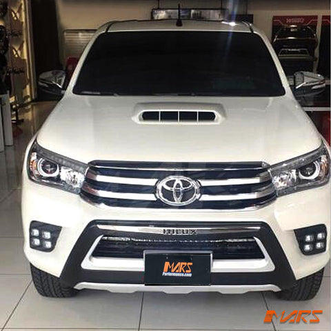 High Power LED Front Bumper Bar DRL Fog Lights for Toyota Hilux Revo 2015-2018