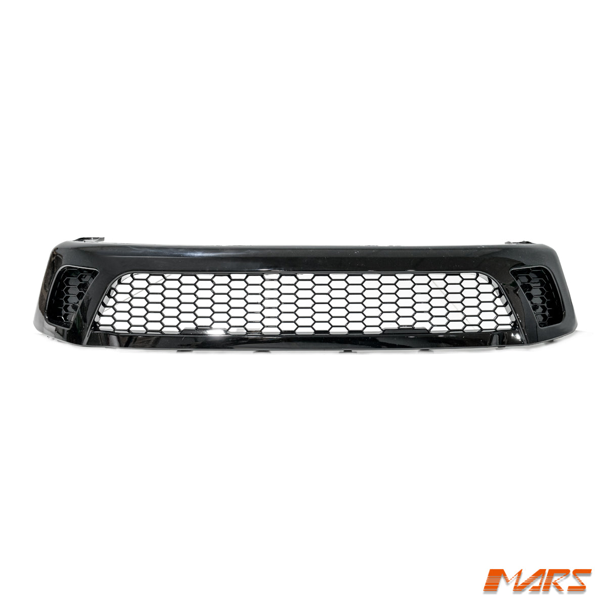 Gloss Black Front Bumper Bar Grille Grill Bodykit with LED lights for Toyota Hilux Revo & TRD 2015-2018 & Rugged WorkMate 2015-2020