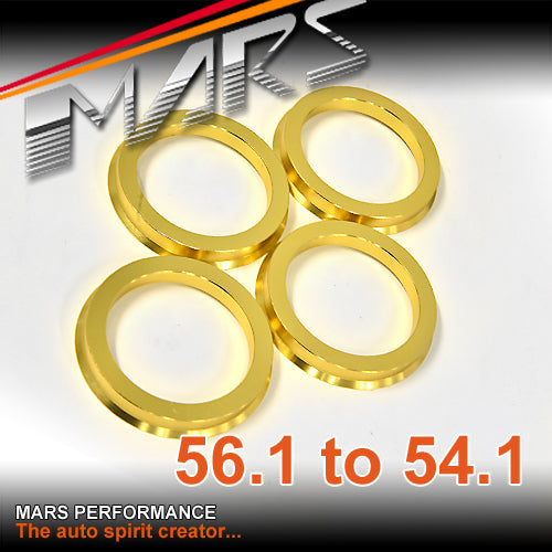 Mars Performance Aluminium Hub Centric Rings OD 56.1 mm to ID 54.1 mm