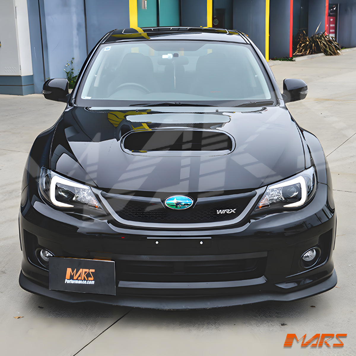 Replace Stock Halogen model LED 3D Stripe Bar DRL Projector Head Lights for Subaru Impreza 2007-2013