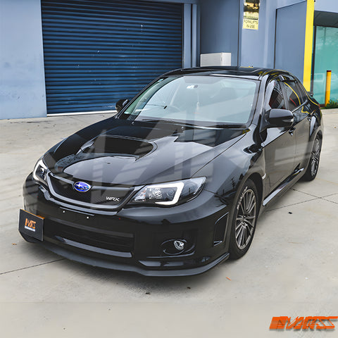 Replace Stock Halogen model LED 3D Stripe Bar DRL Projector Head Lights for Subaru Impreza 2007-2013