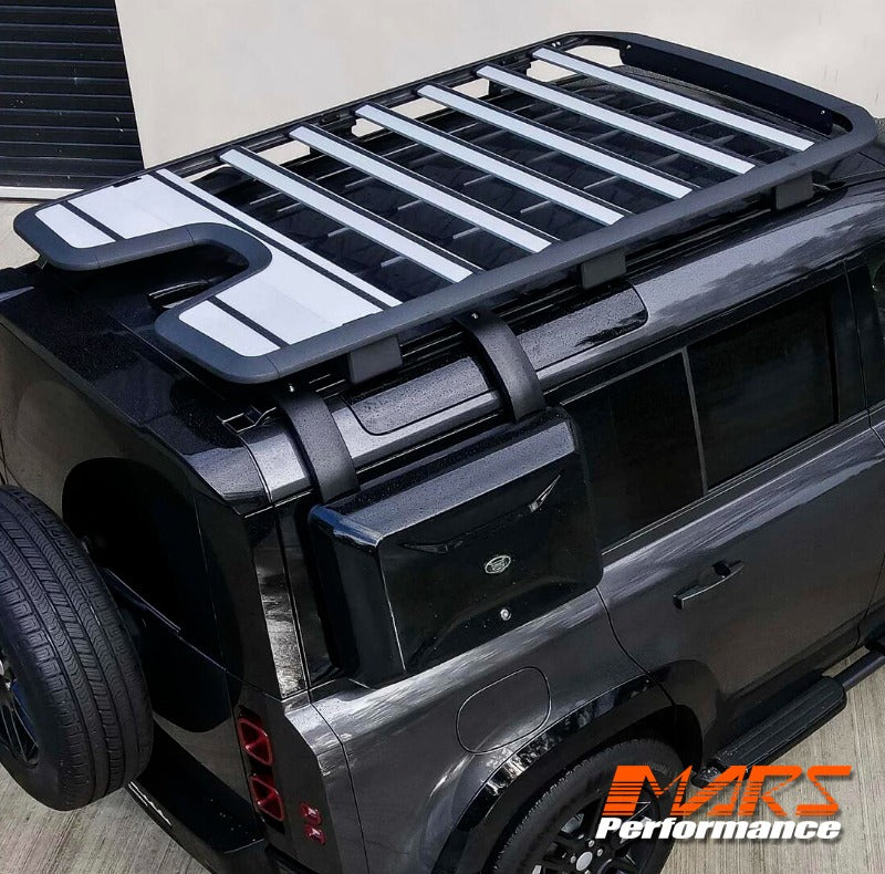 Silver Roof Expedition Rack kit for Land Rover Defender L663 110 2020-2024