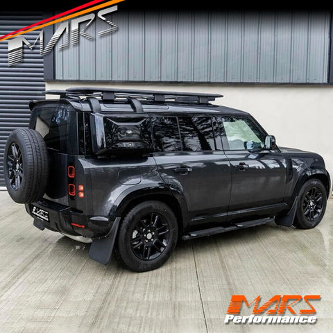 Black Side mount Storage Box Window Storage for Land Rover Defender L663 90 110 130 2020-2024