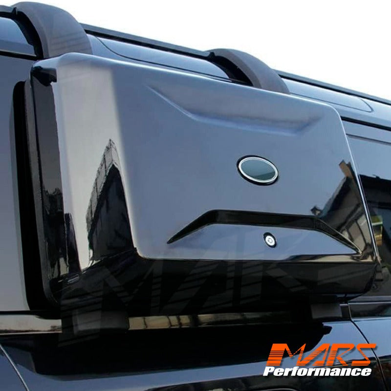 Black Side mount Storage Box Window Storage for Land Rover Defender L663 90 110 130 2020-2024