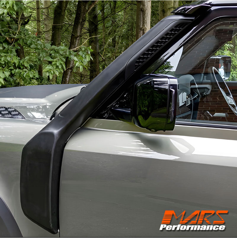 Land Rover Intake Fender Matt Black Raised Side Fender Air Intake Snorkel for Land Rover Defend ...