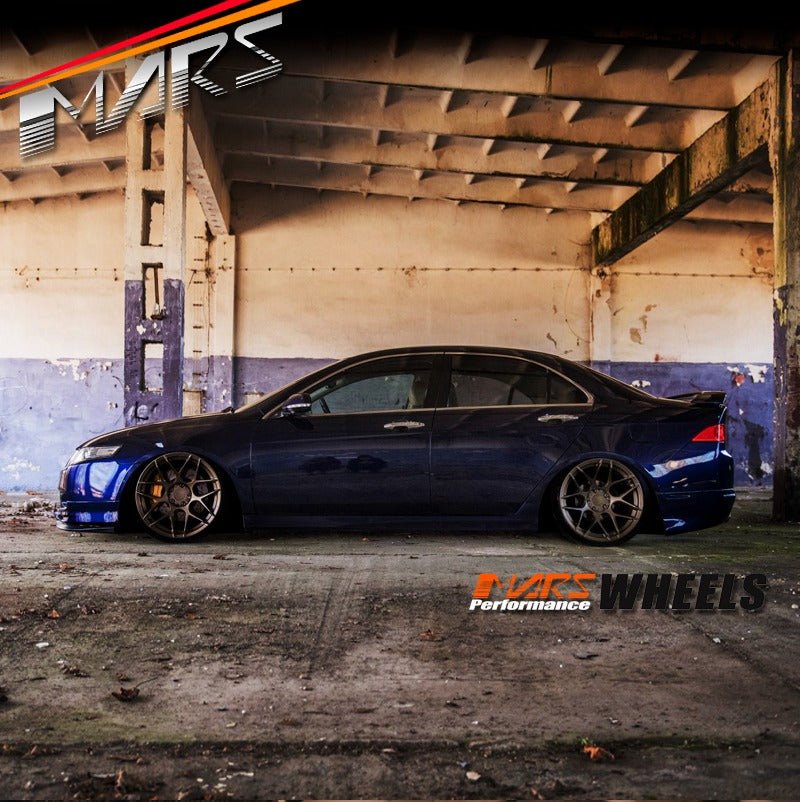 MARS MP-JW Matt Bronze 4x 19 Inch Concave Stag Alloy Wheels Rims 5x114.3
