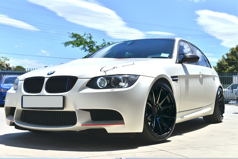 MARS MP-MS Matt Black 4x 19 Inch Deep Concave Stag Alloy Wheels Rims 5x120