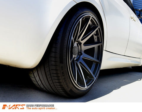 MARS MP-MS Matt Black 4x 19 Inch Deep Concave Stag Alloy Wheels Rims 5x120