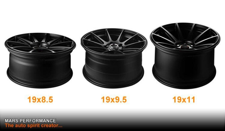 MARS MP-MS Matt Black 4x 19 Inch Deep Concave Stag Alloy Wheels Rims 5x120