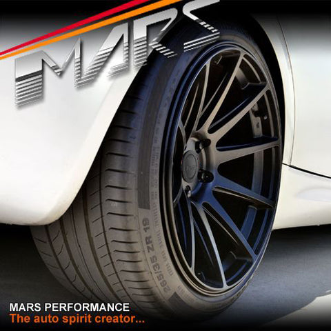 MARS MP-MS Matt Black 4x 19 Inch Deep Concave Stag Alloy Wheels Rims 5x120