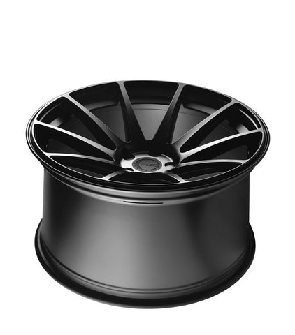 MARS MP-MS Matt Black 4x 20 Inch Deep Concave Stag Alloy Wheels Rims 5x114.3