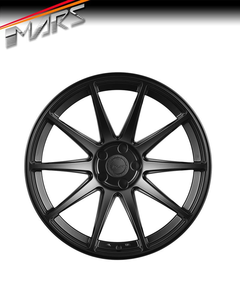MARS MP-MS Matt Black 4x 20 Inch Deep Concave Stag Alloy Wheels Rims