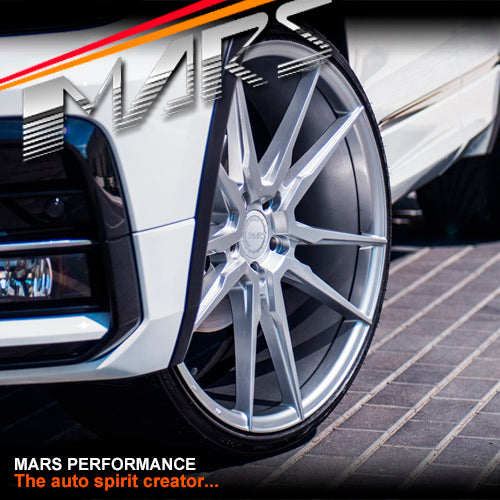MARS MP-RH Silver 22 Inch Under Cut Multi-Spork Alloy Wheels Rims ...