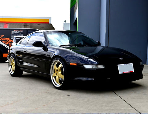 MARS MP-S1 4x 18 Inch Gold Face with deep Chrome dish Alloy Wheels Rims 5x114.3