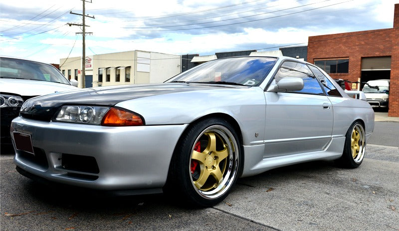 MARS MP-S1 4x 18 Inch Gold Face with deep Chrome dish Alloy Wheels Rims 5x114.3