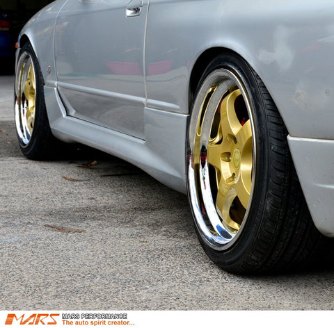 MARS MP-S1 4x 18 Inch Gold Face with deep Chrome dish Alloy Wheels Rims 5x114.3