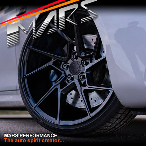 MARS MP-T4 Gloss Black 20 Inch Twist Spork Concave Alloy Wheels Rims 5x120