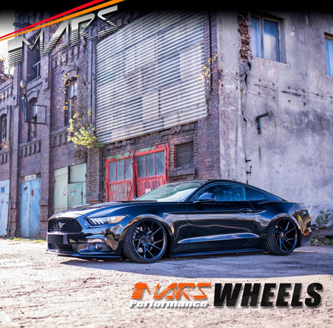 MARS MP-T4 Gloss Black 20 Inch Twist Spork Concave Alloy Wheels Rims 5x114.3