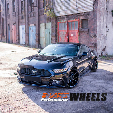 MARS MP-T4 Gloss Black 20 Inch Twist Spork Concave Alloy Wheels Rims 5x114.3