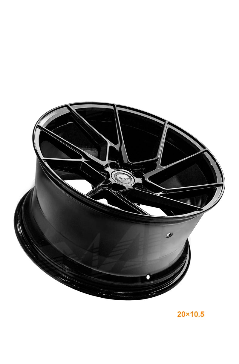 MARS MP-T4 Gloss Black 20 Inch Twist Spork Concave Alloy Wheels Rims 5x120