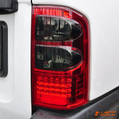 Smoked Red LED Tail lights for Nissan Patrol GU 1997-2004, Series 1, 2, 3.