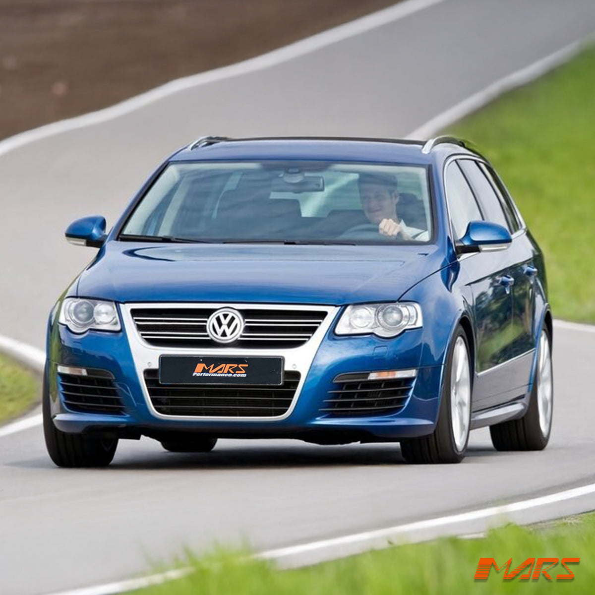 Matt Silver Front Bumper Bar Grille Grill Bodykit for VW Volkswagen Passat R36 B6 2006-2010