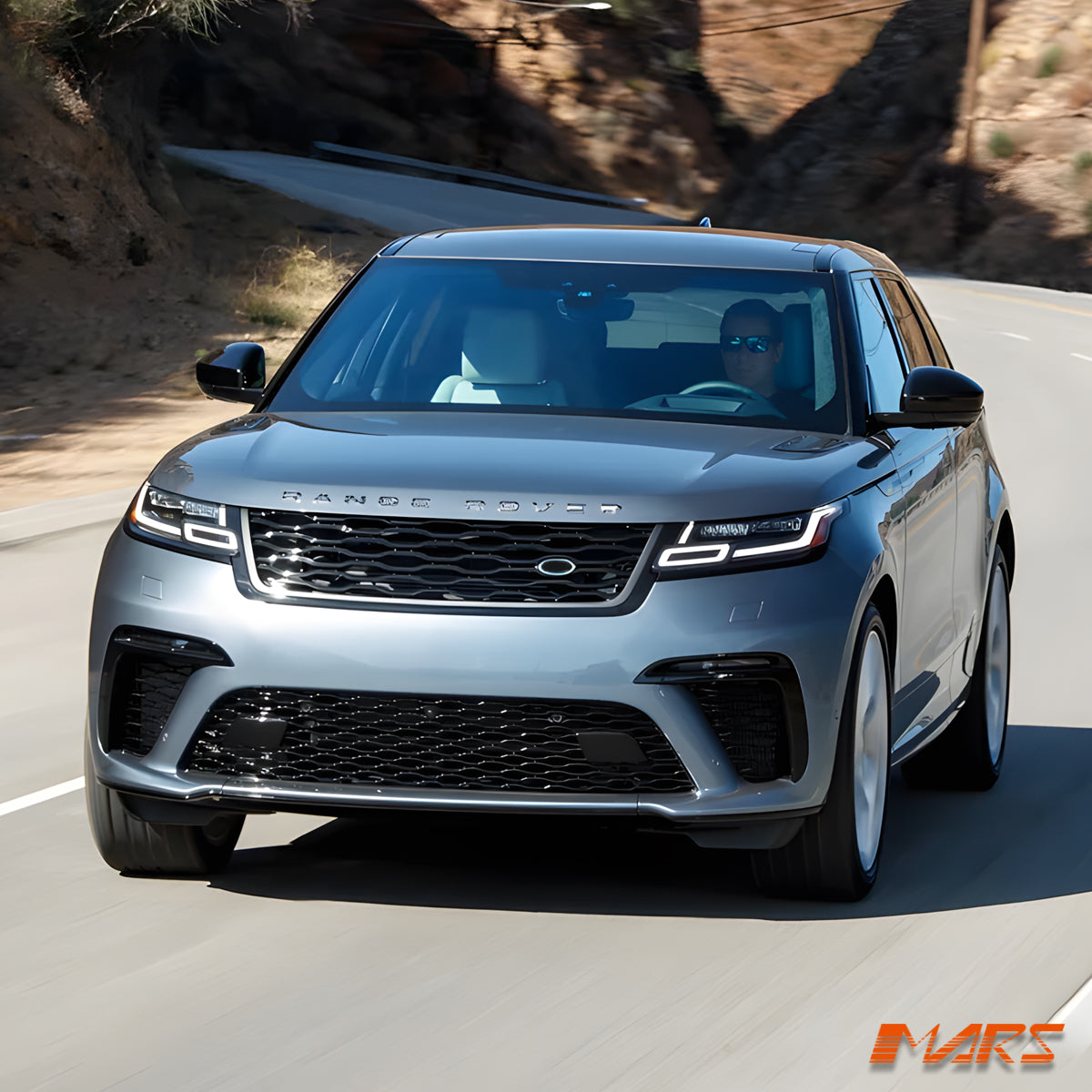Gloss Black SVAutobiography Style Front Bumper Bar Grille Grill Bodykit for Land Rover Range Rover Velar L560 2017-2024