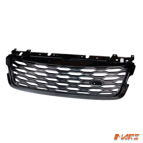 Gloss Black SVAutobiography Style Front Bumper Bar Grille Grill Bodykit for Land Rover Range Rover Velar L560 2017-2024