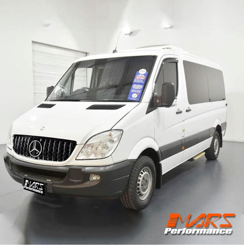 Chrome Black Panamericana Front Bumper Bar Grill Grille for Mercedes-Benz Sprinter NCV3 W906 2006-2013