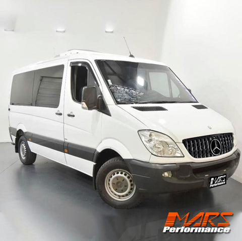 Chrome Black Panamericana Front Bumper Bar Grill Grille for Mercedes-Benz Sprinter NCV3 W906 2006-2013