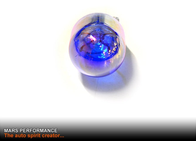 2x MARS 582 7440 T20 Blue Tint Reverse bulbs