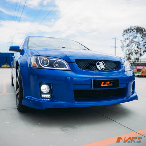 Black 3D DRL LED Projector Head Lights for Holden Commodore & HSV VE Series 1 2006-2009