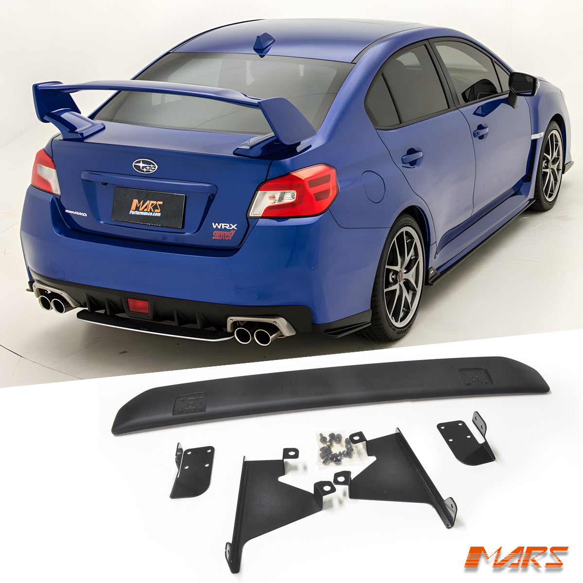 Rear Bumper bar Lower Diffuser lip Spoiler Bodykit for SUBARU WRX & STi VA 2014-2021