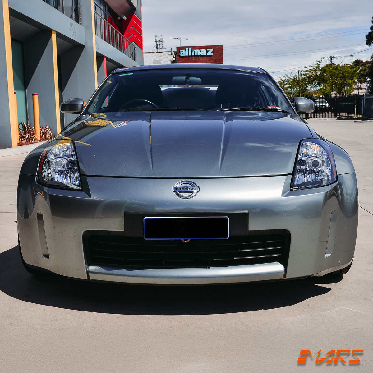 Black Smoke Projector Headlights For 2003-2005 Nissan 350Z Z33 – LED Sequential Switchback