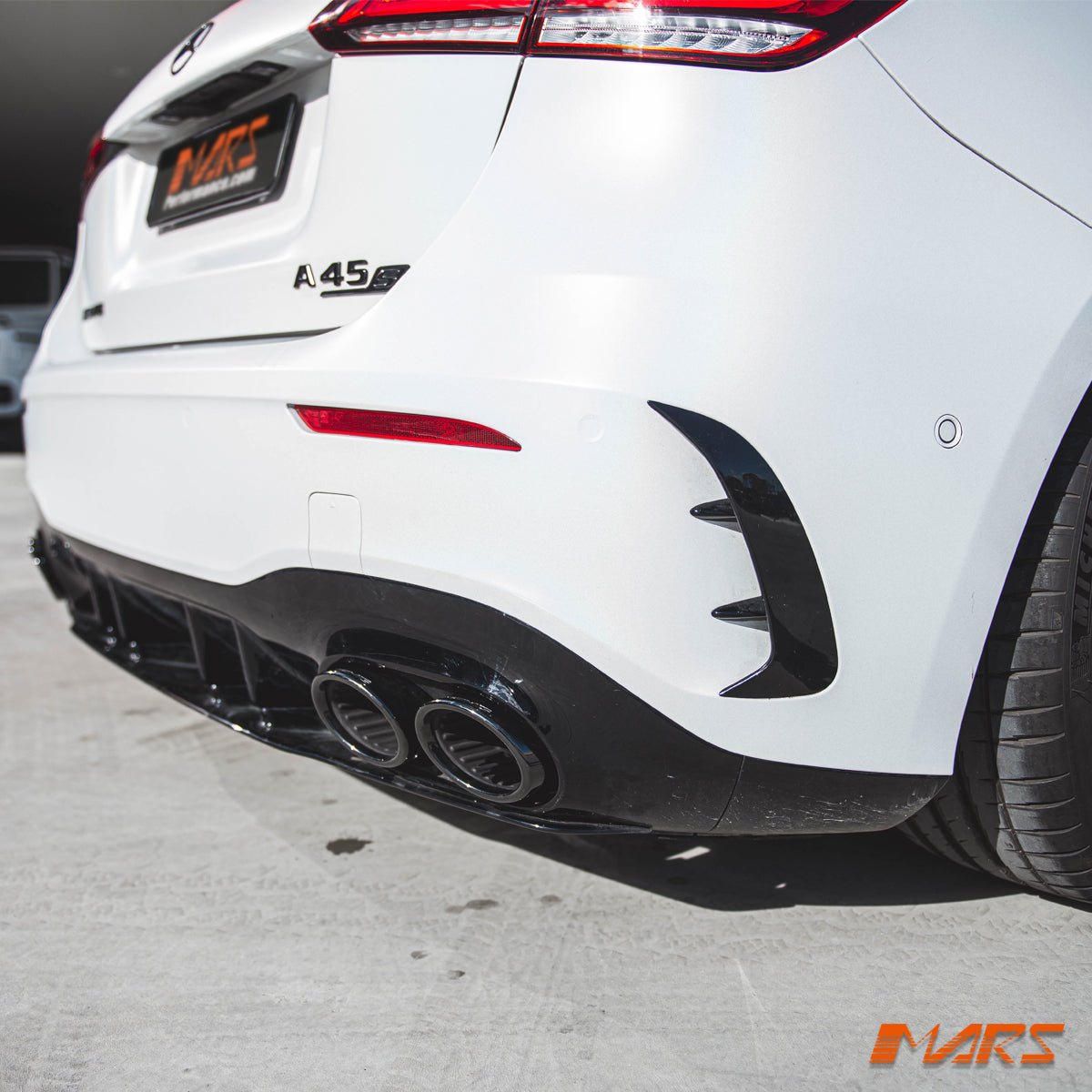A45 - S Style Rear Bumper bar & Diffuser Bodykit for Mercedes - Benz A - Class W177 Hatch & A35 AMG 2018 - 2024 - Mars Performance