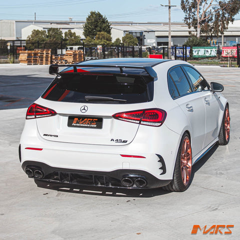 A45 - S Style Rear Bumper bar & Diffuser Bodykit for Mercedes - Benz A - Class W177 Hatch & A35 AMG 2018 - 2024 - Mars Performance
