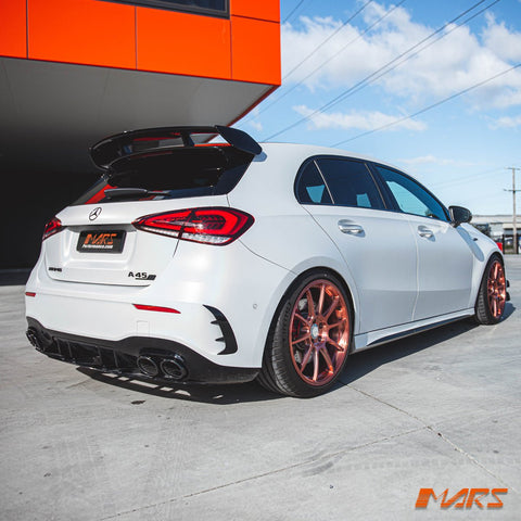 A45 - S Style Rear Bumper bar & Diffuser Bodykit for Mercedes - Benz A - Class W177 Hatch & A35 AMG 2018 - 2024 - Mars Performance
