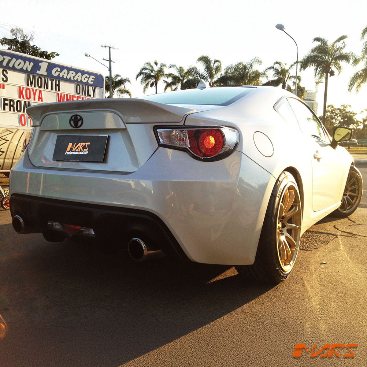 ABS Plastic Rear Trunk Lip Spoiler Bodykit for TOYOTA 86 ZN6 GT GTS & SUBARU BRZ ZC6 & TRD - Mars Performance