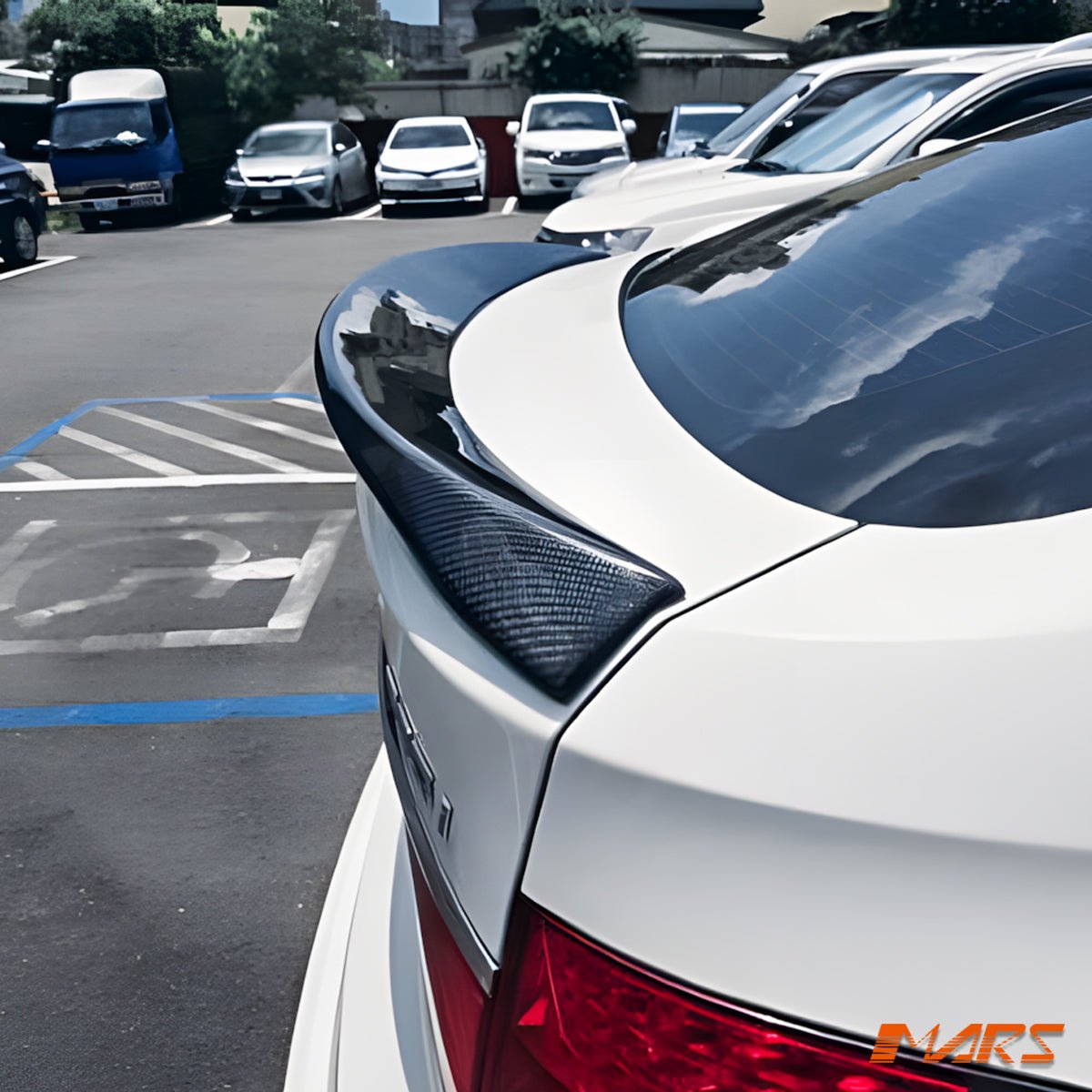 AC Style Carbon Fibre Rear trunk boot lip Spoiler Bodykit for BMW 5 Series GT F07 LCI 2013 - 17 - Mars Performance