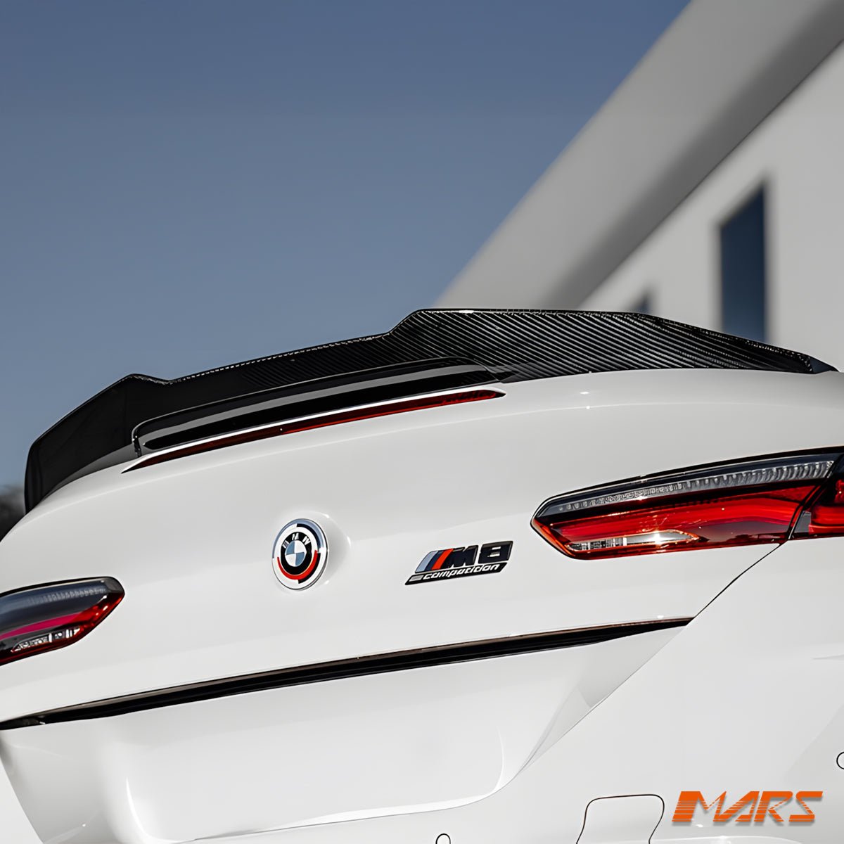 AC Style Carbon Fibre Rear Trunk Lip Spoiler Wing Bodykit for BMW 8 Series G14 Convertible & M8 F91 - Mars Performance