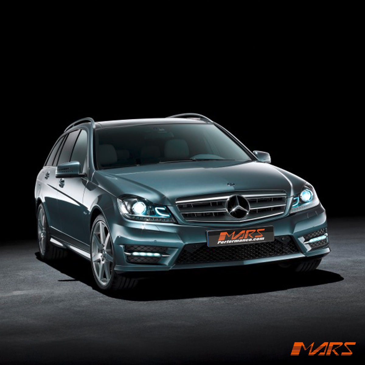 AMG C63 Style Projector DRL Head Lights for Mercede - Benz C - Class W204 C204 2011 - 2014 - Mars Performance