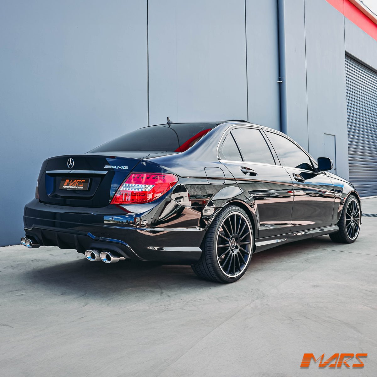 AMG C63 Style Side Skirts for Mercedes - Benz C - Class W204 Sedan / C204 Coupe 2007 - 2014 - Mars Performance