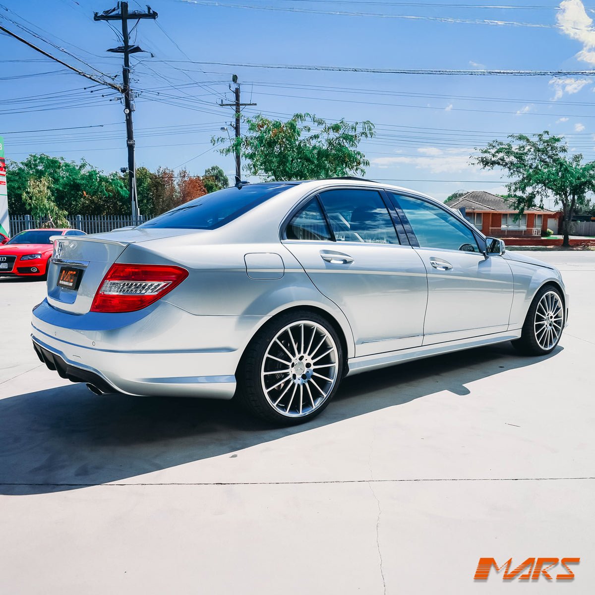 AMG C63 Style Side Skirts for Mercedes - Benz C - Class W204 Sedan / C204 Coupe 2007 - 2014 - Mars Performance