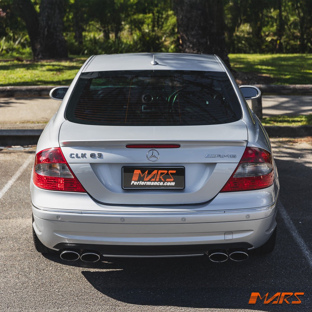 AMG CLK63 Style Rear ABS Trunk Lip Spoiler Bodykit for Mercedes - Benz CLK W209 C209 Coupe 2002 - 2009 - Mars Performance