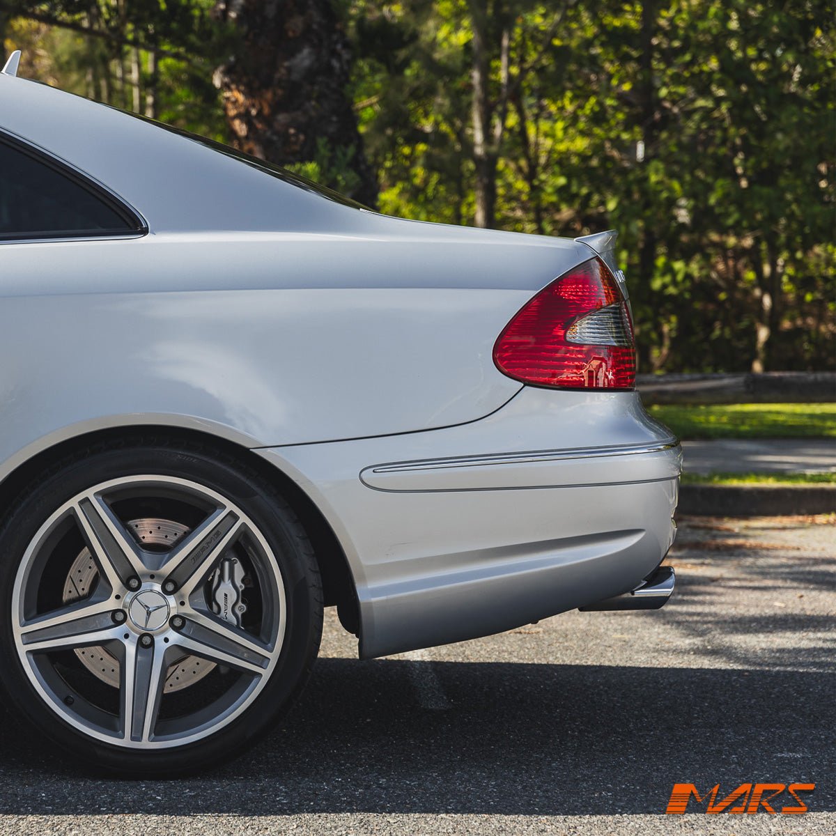 AMG CLK63 Style Rear Bumper bar & Diffuser for Mercedes - Benz CLK Class W209 C209 Coupe - Mars Performance