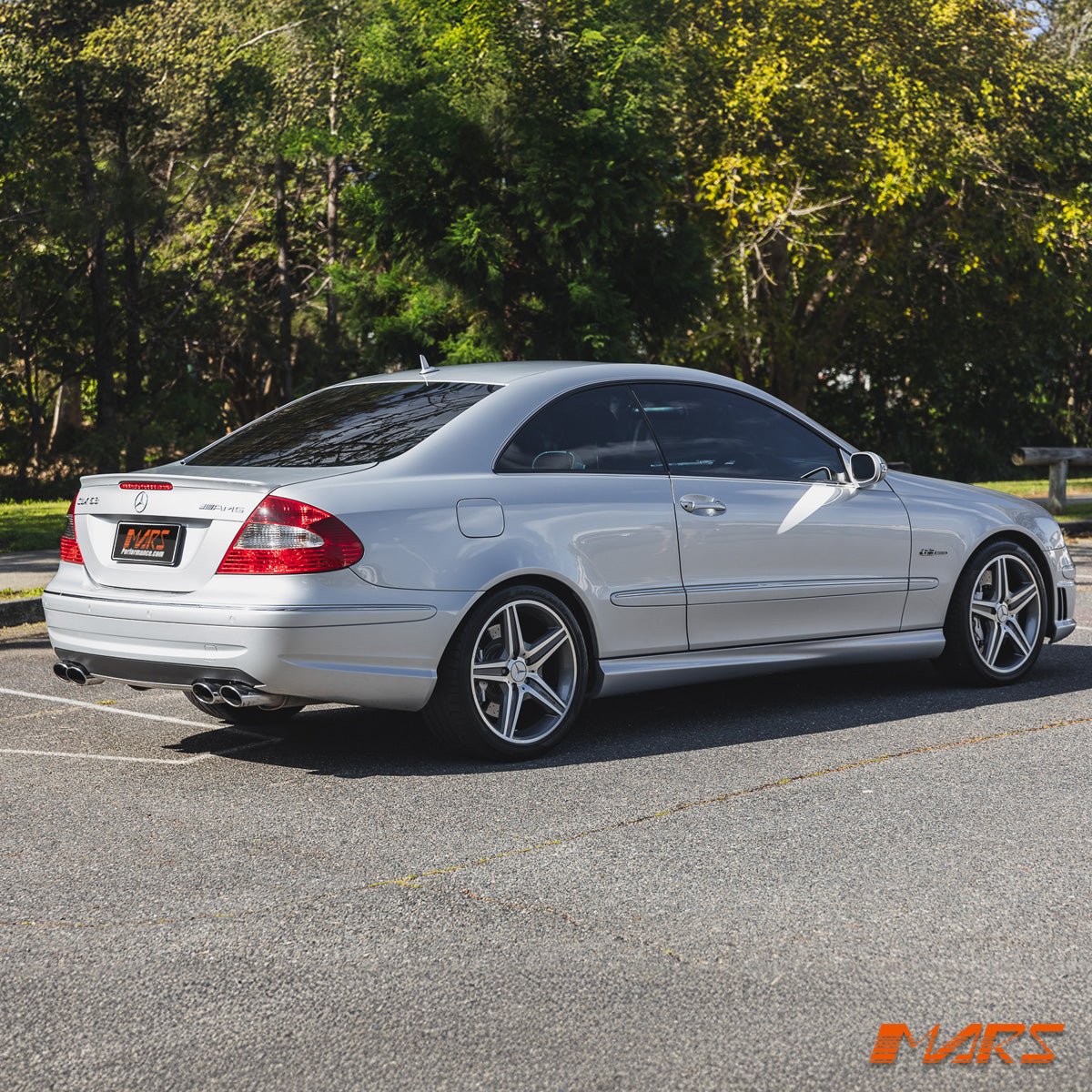 AMG CLK63 Style Rear Bumper bar & Diffuser for Mercedes - Benz CLK Class W209 C209 Coupe - Mars Performance