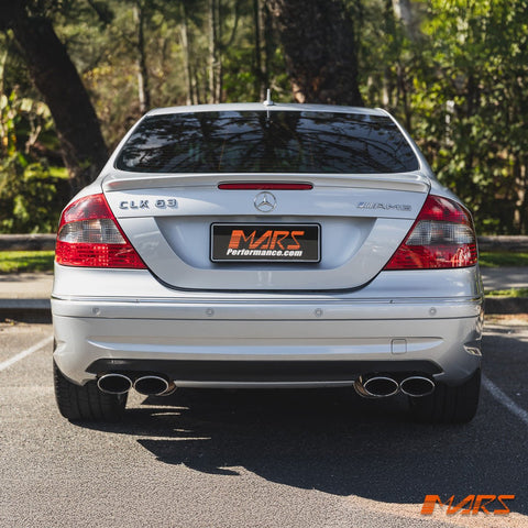 AMG CLK63 Style Rear Bumper bar & Diffuser for Mercedes - Benz CLK Class W209 C209 Coupe - Mars Performance