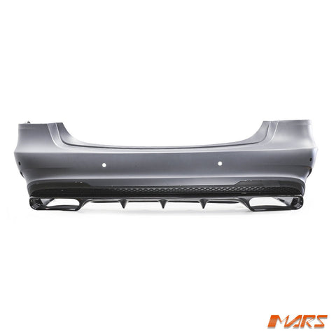 AMG E63 - S Style Rear Bumper bar Bodykit & Diffuser for Mercedes - Benz E - Class Sedan W212 2014 - 2016 - Mars Performance